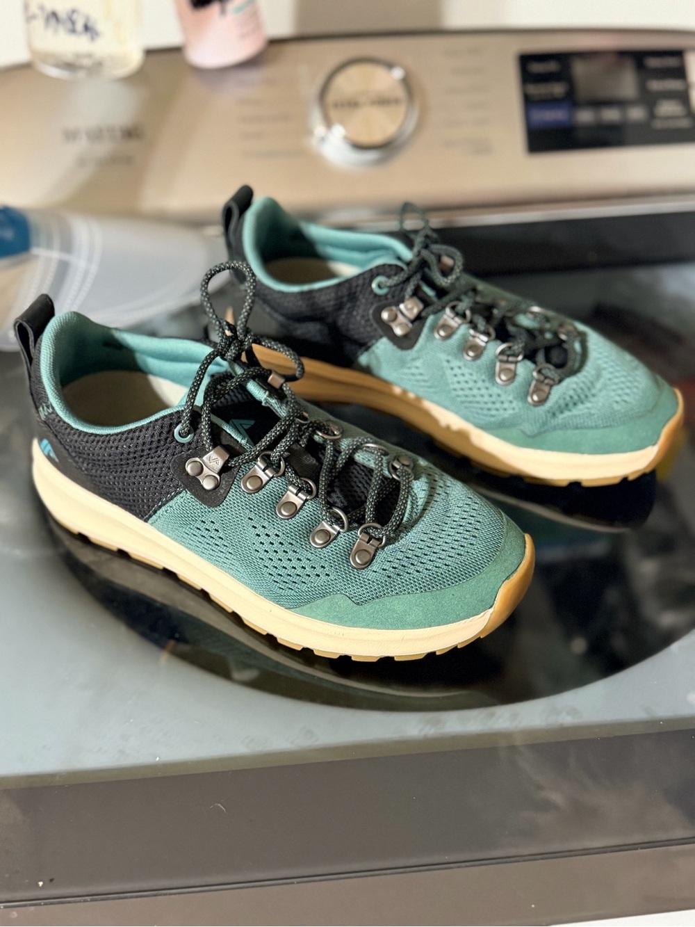Forsake Thatcher Low Aqua Trail Hiking Sneakers Women’s 7.5 Teal Black - Picture 6 of 7